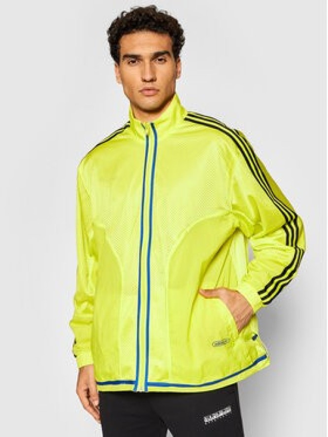 adidas Kurtka przejściowa Reverse Track GN3818 Żółty Regular Fit