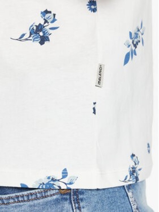 Blend T-Shirt 20715026 Biały Regular Fit