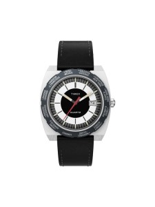 Timex Zegarek World Time 1972 Reissue TW2V69500 Czarny