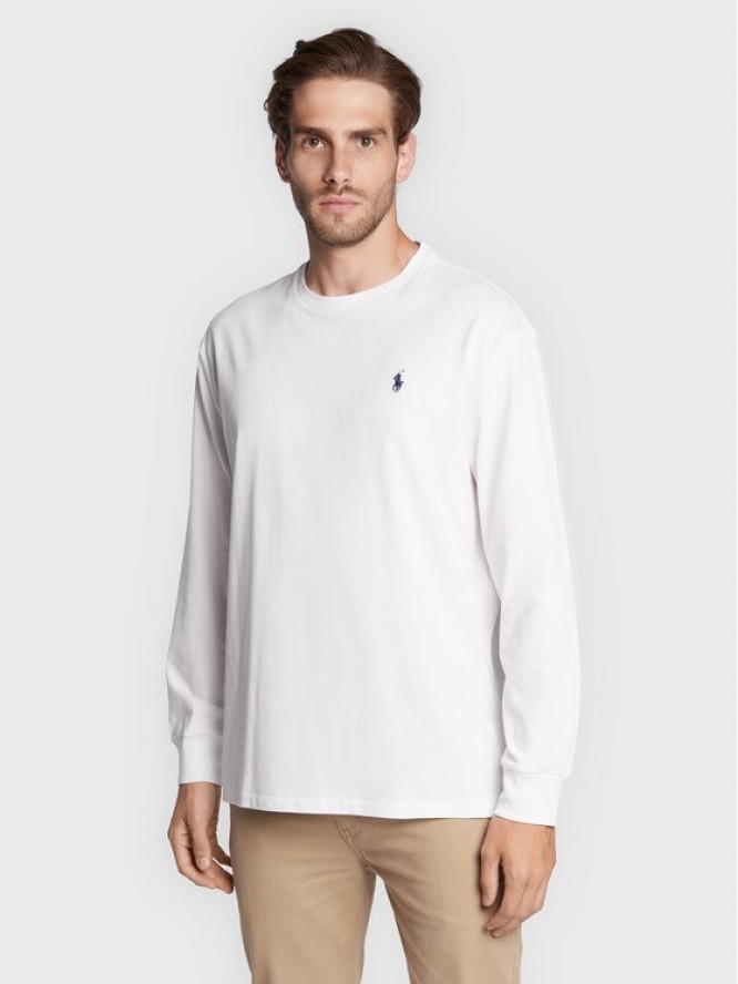 Polo Ralph Lauren Longsleeve 710671467004 Biały Classic Fit