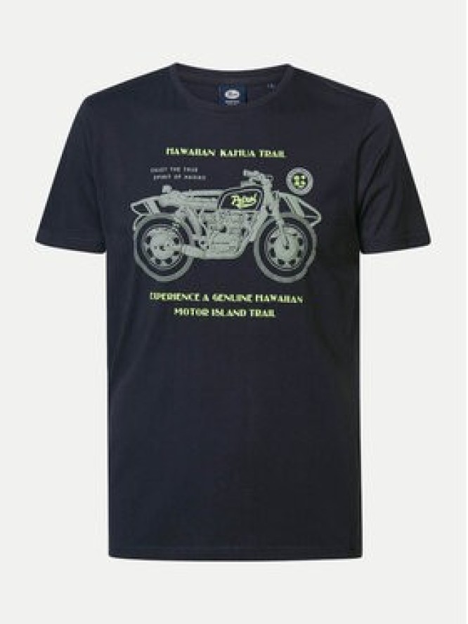 Petrol Industries T-Shirt M-1040-TSR707 Czarny Regular Fit