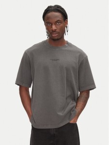 G-Star Raw T-Shirt Overdyed D24780-C756 Czarny Boxy Fit