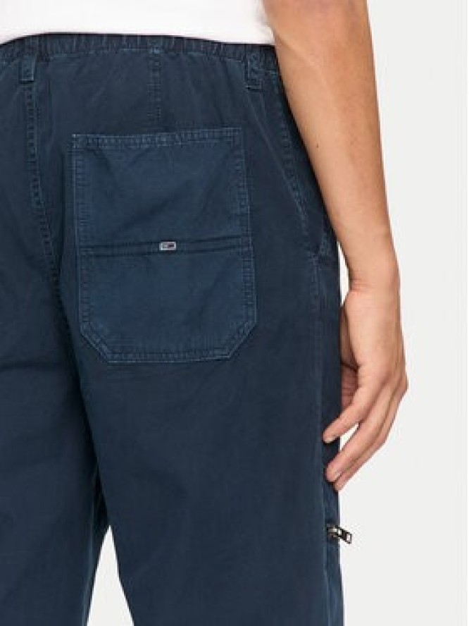 Tommy Jeans Spodnie materiałowe Aiden DM0DM19497 Granatowy Tapered Fit