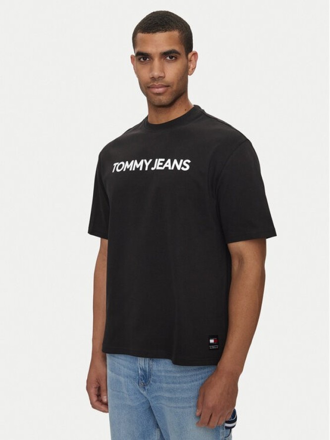 Tommy Jeans T-Shirt Bold Classics DM0DM18267 Czarny Oversize