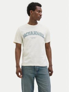 Jack&Jones T-Shirt Almeria 12276962 Beżowy Regular Fit