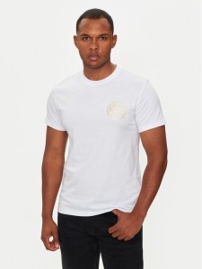 Versace Jeans Couture T-Shirt 77GAHT00 Biały Slim Fit