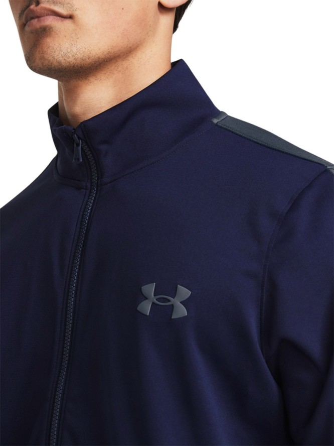 Komplet dresowy męski Under Armour UA Knit Track Suit - granatowy