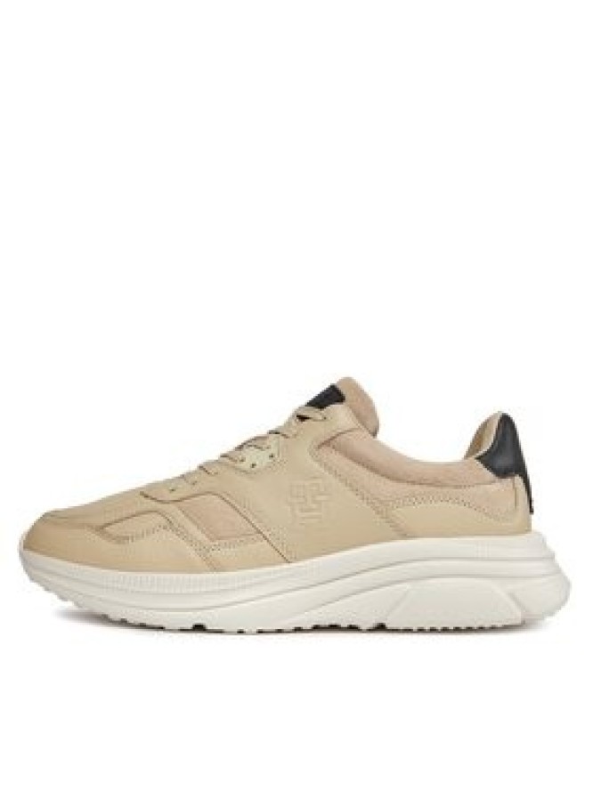 Tommy Hilfiger Sneakersy Modern Runner Premium Lth FM0FM04879 Biały