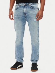 Pepe Jeans Jeansy Stanley PM207390 Niebieski Slim Fit