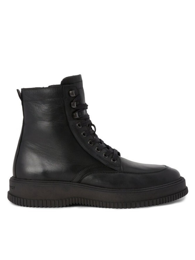 Tommy Hilfiger Kozaki Th Everyday Class Termo Lth Boot FM0FM04658 Czarny