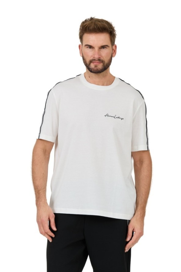 ARMANI EXCHANGE Biały t-shirt