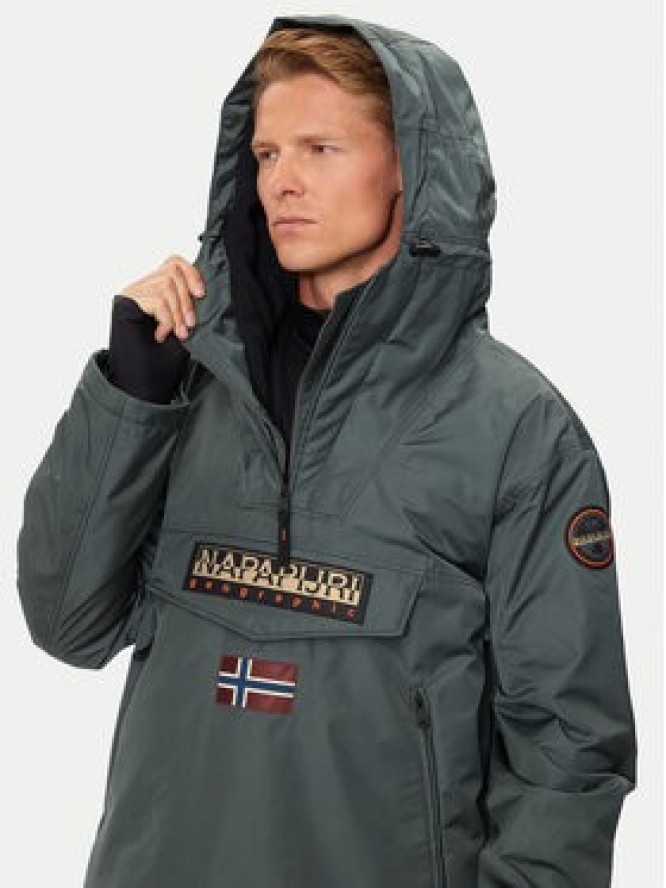 Napapijri Kurtka anorak Rainforest Next NP0A4IB9 Zielony Regular Fit