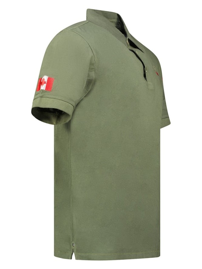 Canadian Peak Koszulka polo w kolorze khaki rozmiar: XXL