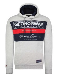 Geographical Norway Bluza w kolorze szarym rozmiar: S