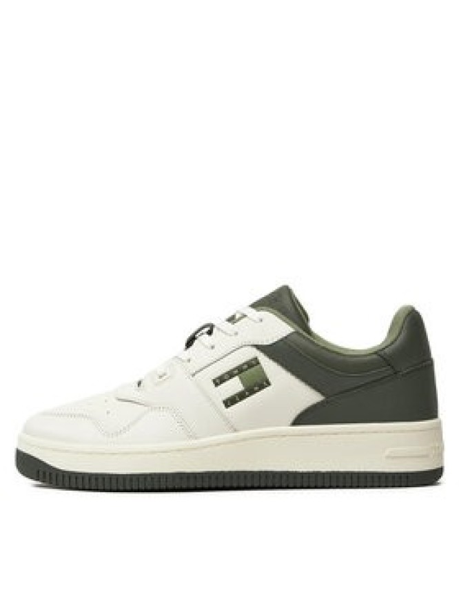 Tommy Jeans Sneakersy Tjm Basket Leather EM0EM01434 Zielony