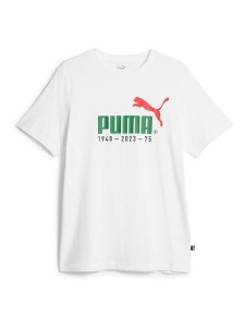 Puma Koszulka "No. 1 Logo Celebration" w kolorze białym rozmiar: XXL