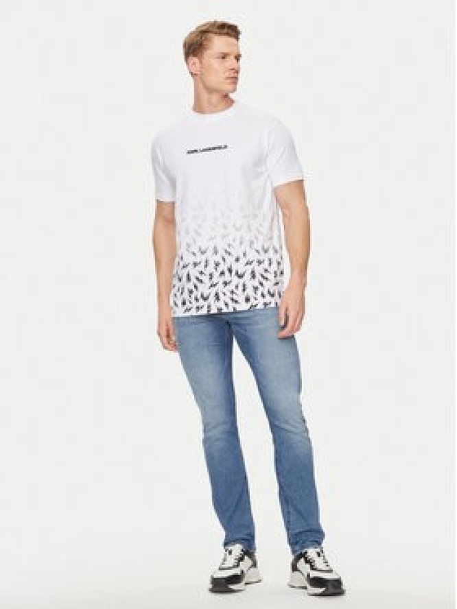 KARL LAGERFELD T-Shirt 755033 542221 Biały Regular Fit