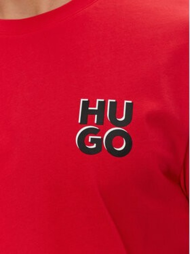 Hugo T-Shirt Dimoniti 50522434 Czerwony Regular Fit