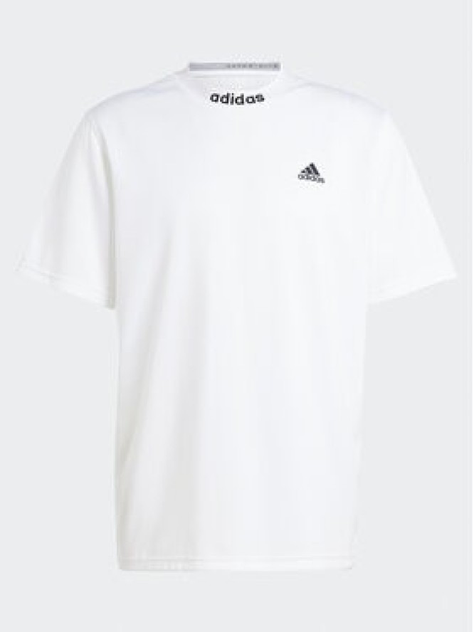 adidas T-Shirt HY1285 Biały Loose Fit