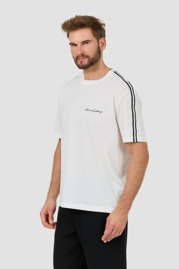 ARMANI EXCHANGE Biały t-shirt
