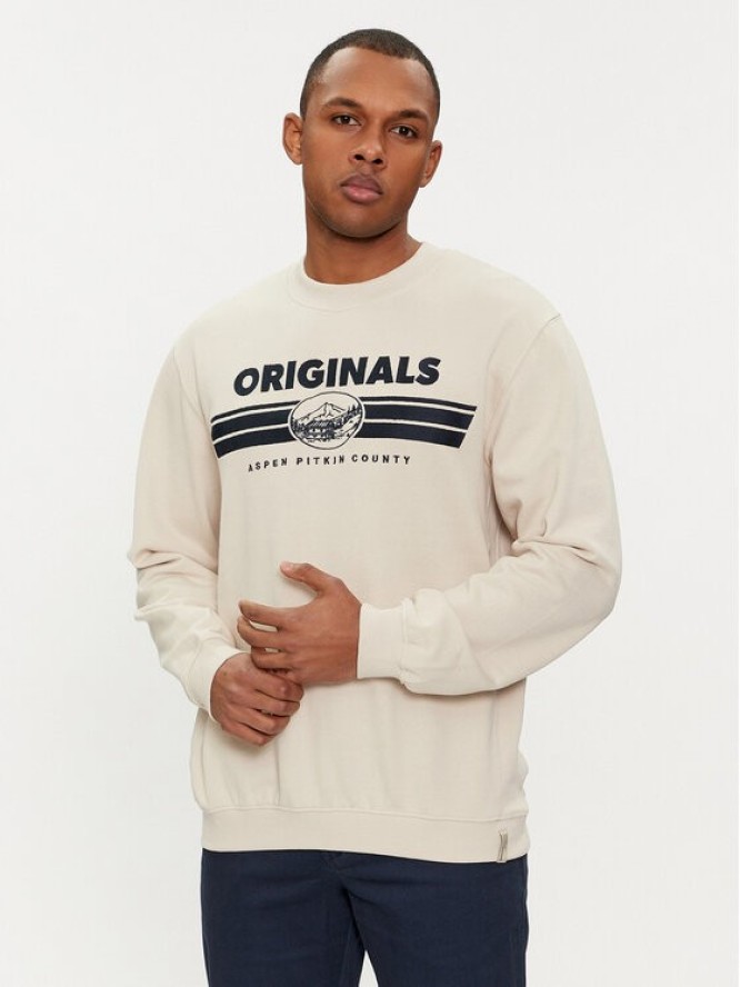 Jack&Jones Bluza Aspen 12216136 Beżowy Oversize