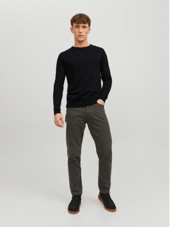 Jack&Jones Sweter Emil 12208364 Czarny Regular Fit