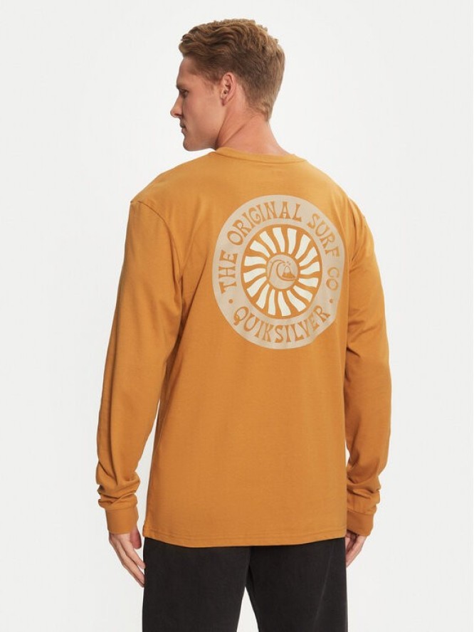 Quiksilver Longsleeve Bloom Cycle EQYZT07707 Brązowy Regular Fit