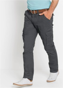 Spodnie bojówki z powłoką z teflonu Regular Fit Straight