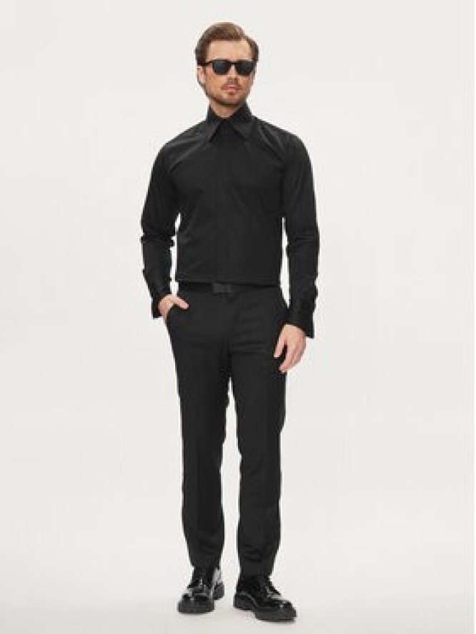 KARL LAGERFELD Koszula 605008 Czarny Slim Fit