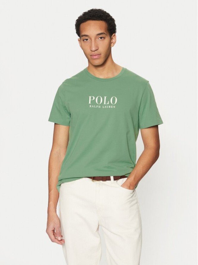 Polo Ralph Lauren T-Shirt 714899613017 Zielony Regular Fit