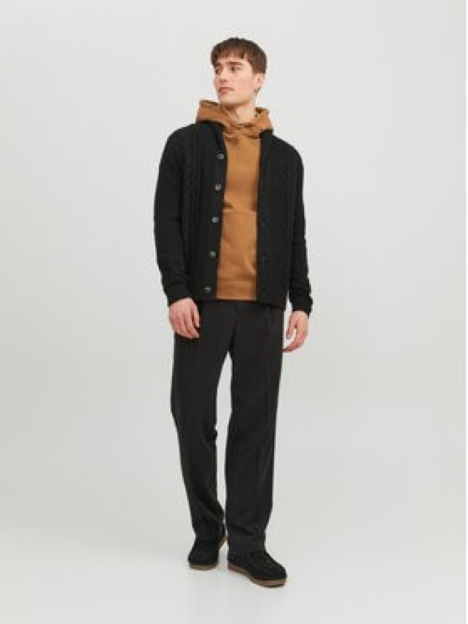 Jack&Jones Kardigan 12236318 Czarny Regular Fit