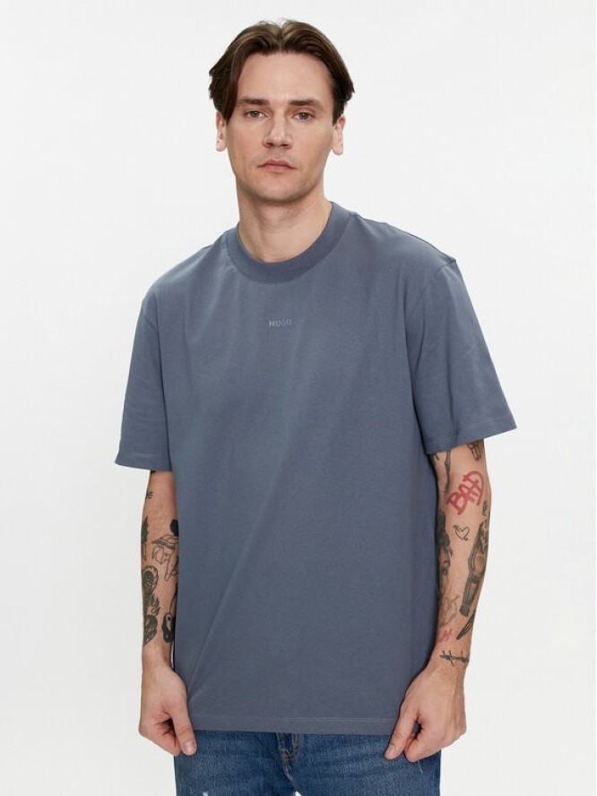 Hugo T-Shirt Dapolino 50488330 Niebieski Relaxed Fit