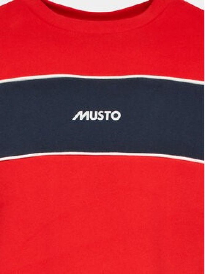 Musto Bluza 64 82457 Czerwony Regular Fit