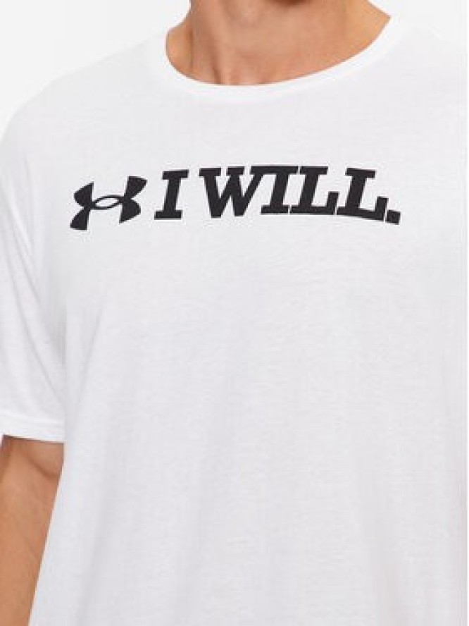 Under Armour T-Shirt Ua I Wll Ss 1379023 Biały Loose Fit