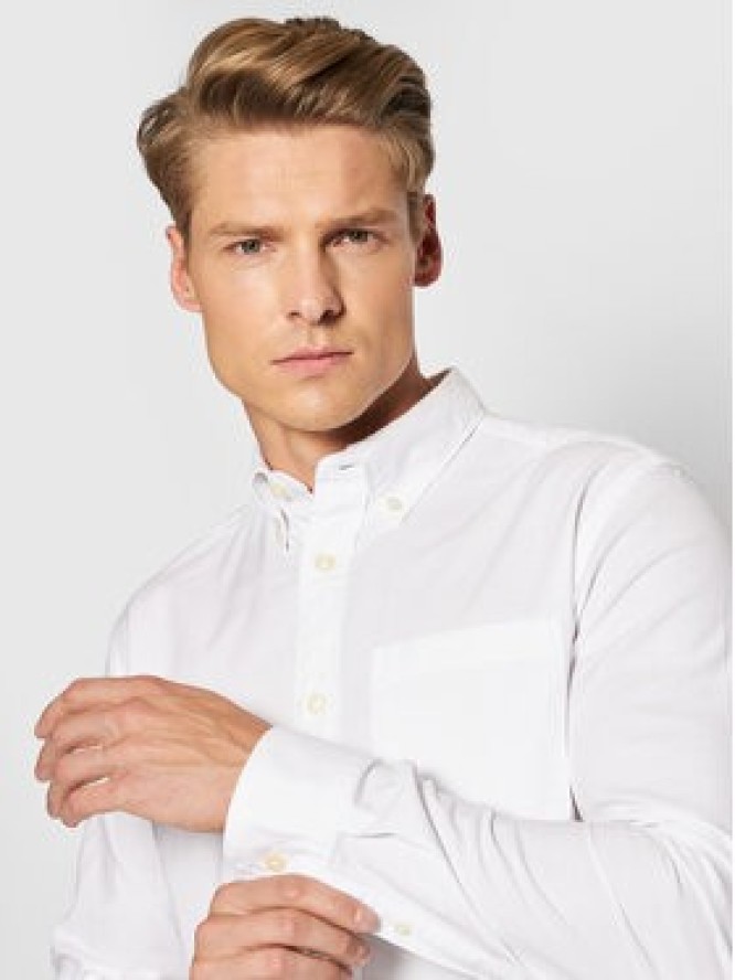 Selected Homme Koszula Rick 16077359 Biały Regular Fit
