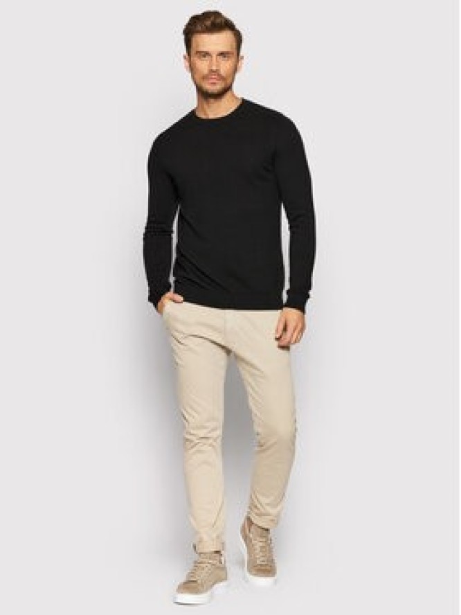 Selected Homme Sweter Berg 16074682 Czarny Regular Fit