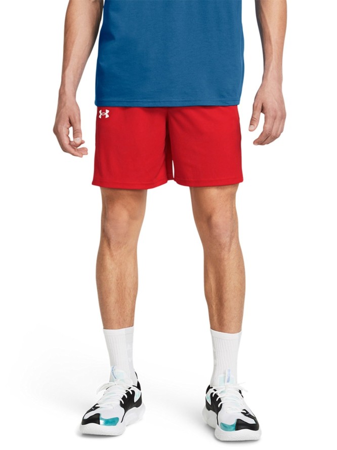 Spodenki do koszykówki męskie Under Armour UA Zone 7" Short - czerwone