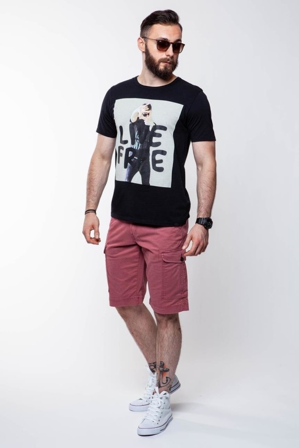 LEE T SHIRT PHOTO TEE BLACK L60QEP01