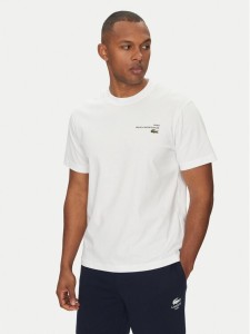 Lacoste T-Shirt TH9880 Biały Regular Fit