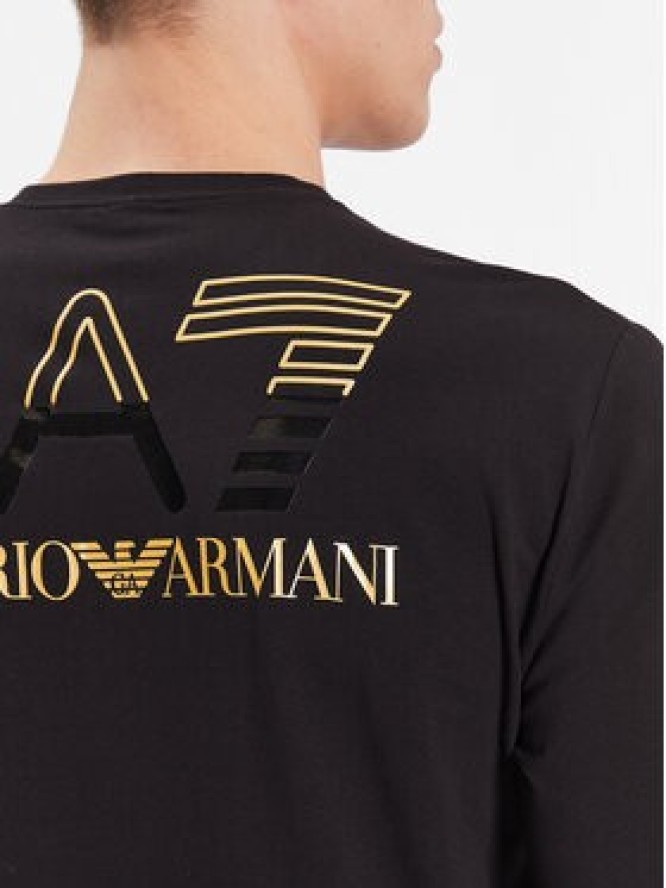 EA7 Emporio Armani Longsleeve 3RPT08 PJLBZ 0208 Czarny Regular Fit