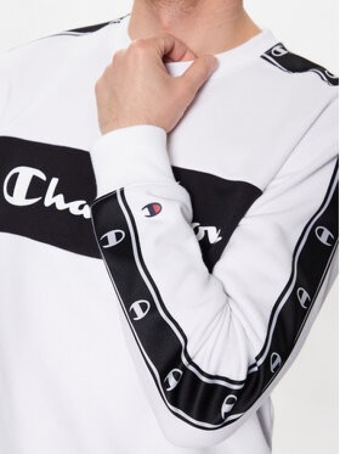 Champion Bluza 218474 Biały Regular Fit