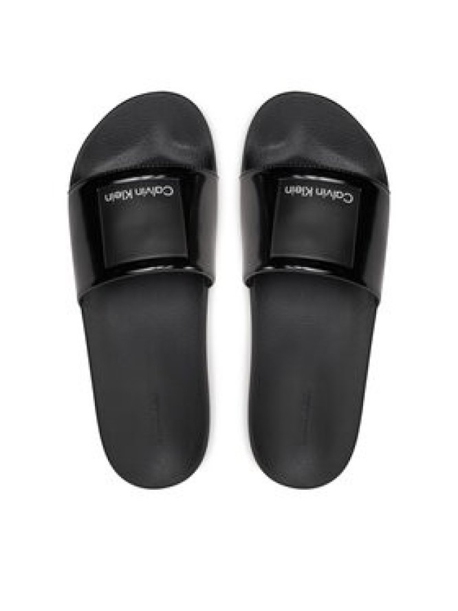 Calvin Klein Klapki Pool Slide Hf Logo HM0HM01466 Czarny