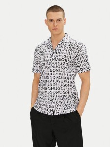 HUGO Koszula Ellino 50539328 Czarny Relaxed Fit
