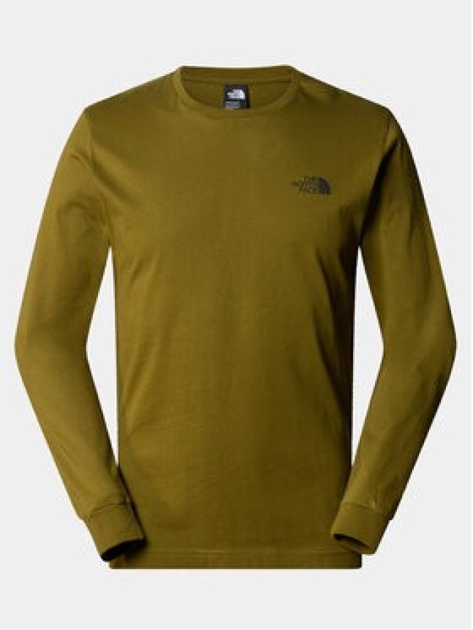 The North Face Longsleeve Easy NF0A87N8 Zielony Regular Fit