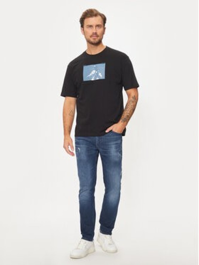 Boss T-Shirt Astronaut 50528209 Czarny Relaxed Fit