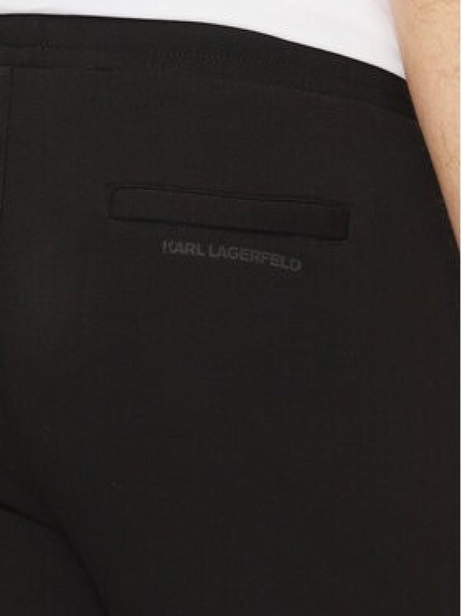 KARL LAGERFELD Spodnie dresowe 705042 542900 Czarny Regular Fit