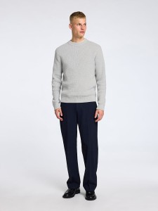 SELECTED HOMME Sweter "Theo" w kolorze jasnoszarym rozmiar: XL