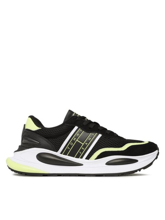 Tommy Jeans Sneakersy Runner EM0EM01170 Czarny