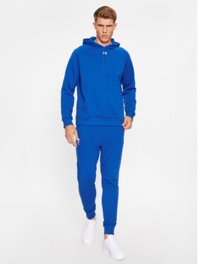 Under Armour Bluza Ua Rival Fleece Hoodie 1379757 Niebieski Loose Fit