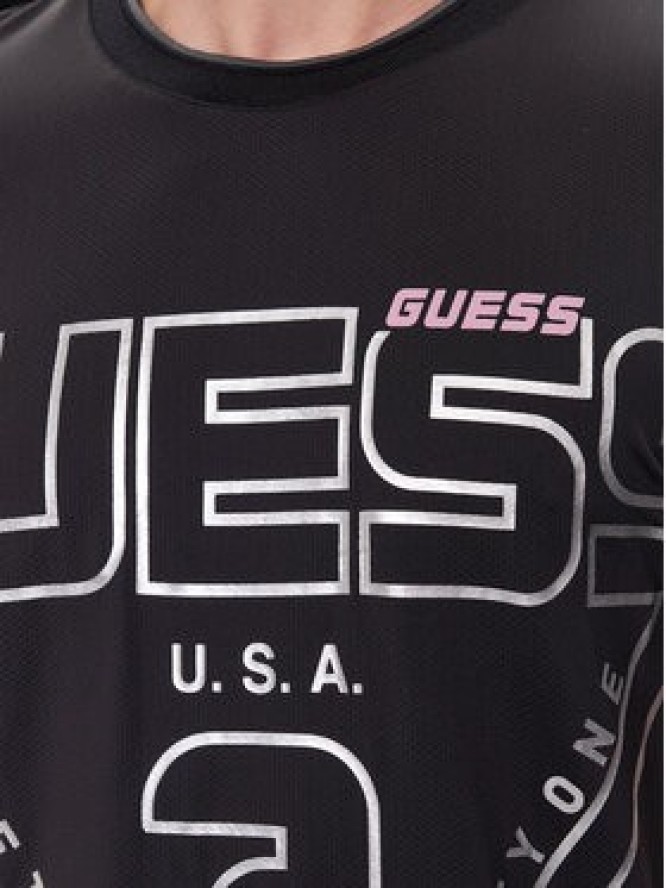 Guess T-Shirt Lugh Z4RI07 KC220 Czarny Slim Fit